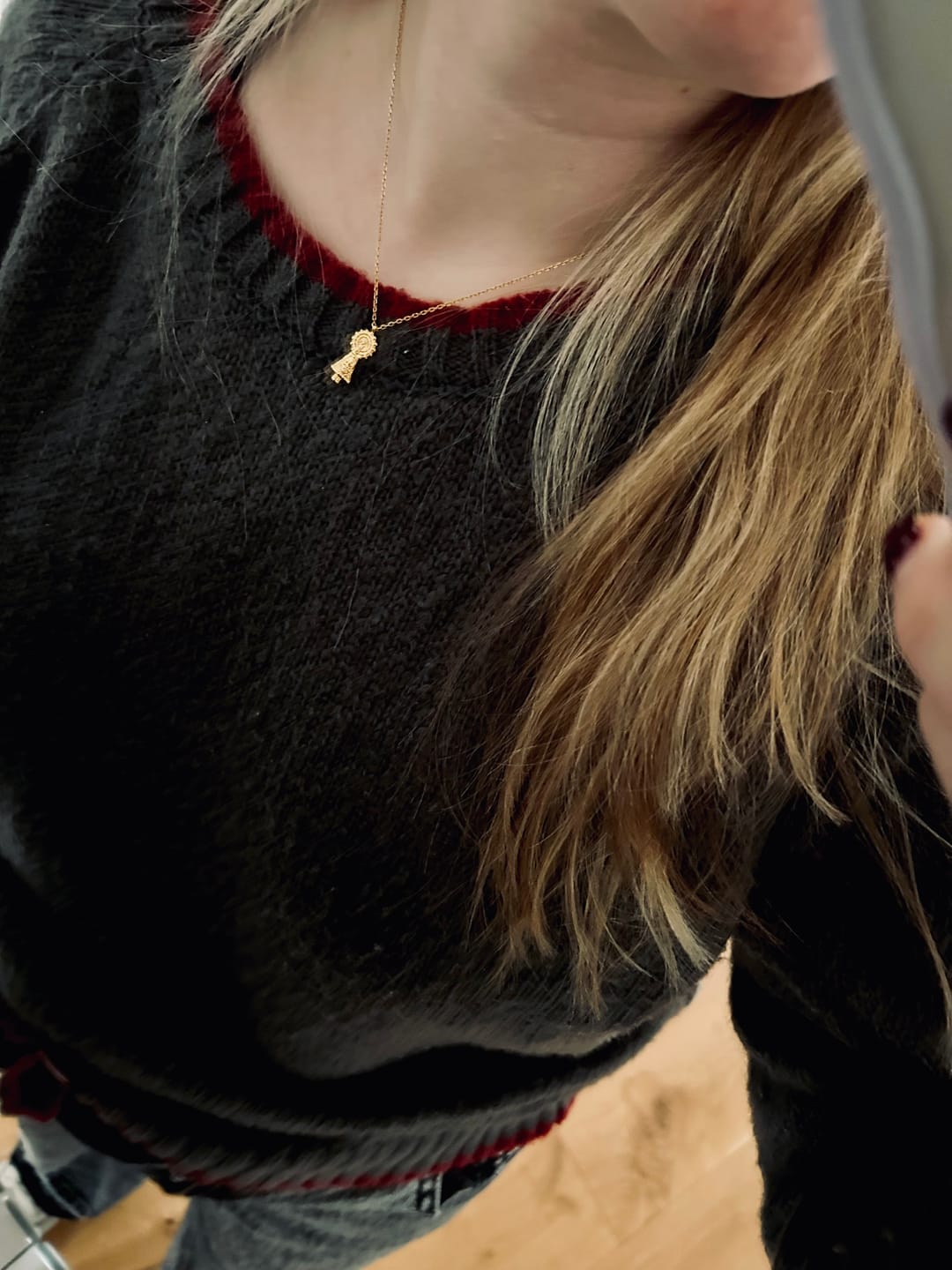 Customer photo review of Collar Virgen del Pilar