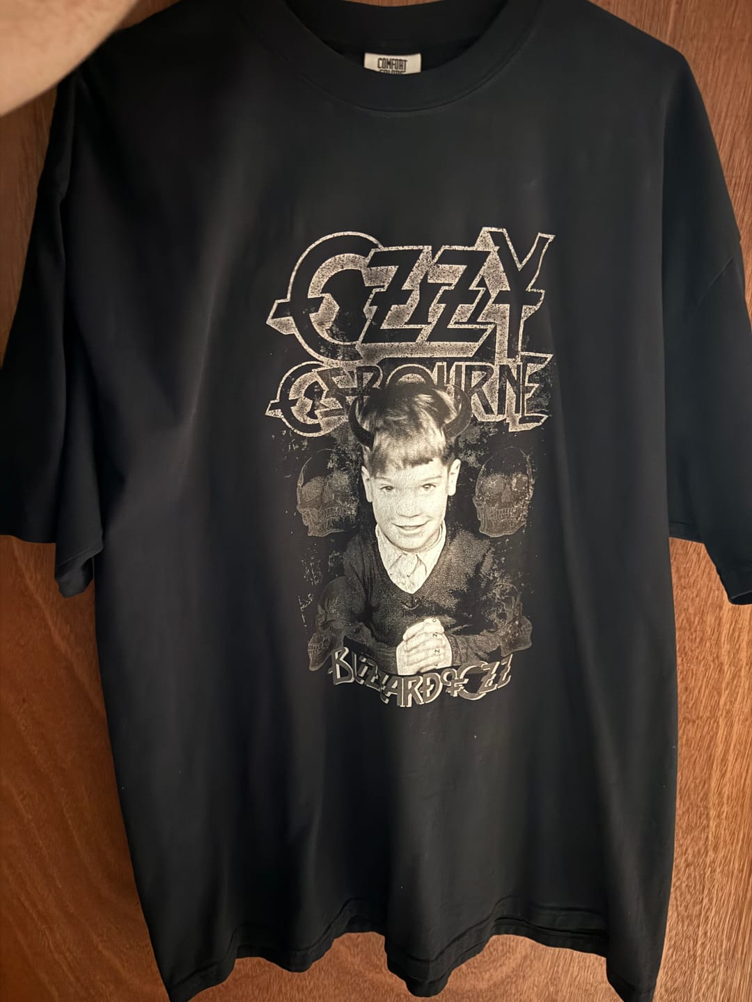 Customer photo review of The Legend of Ozzy Mineral Wash T-Shirt