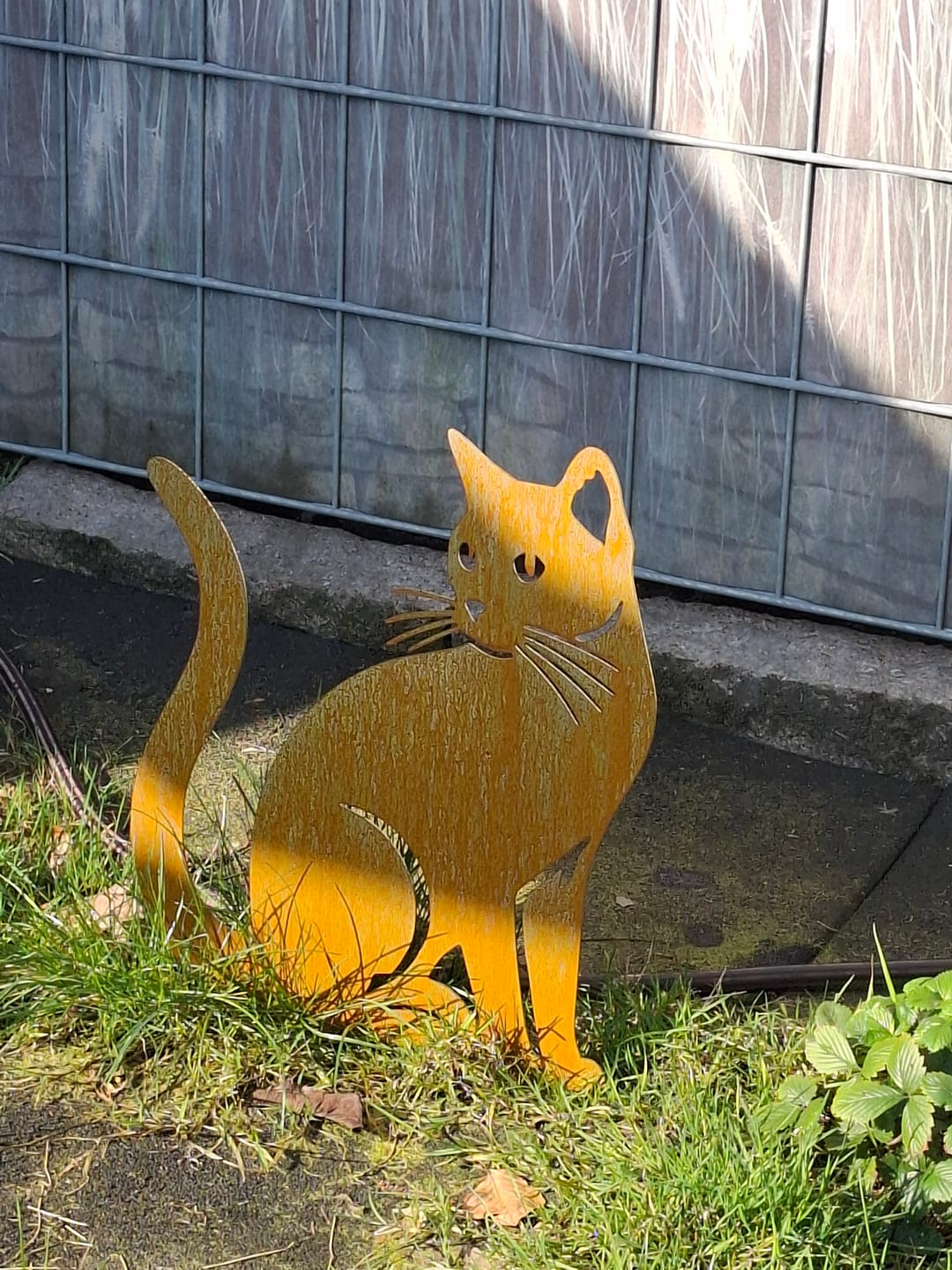 Customer photo review of Gartenstecker Hund + Katze