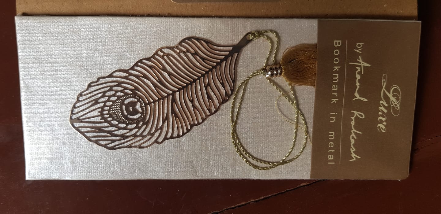 Customer photo review of Bookmark Feather