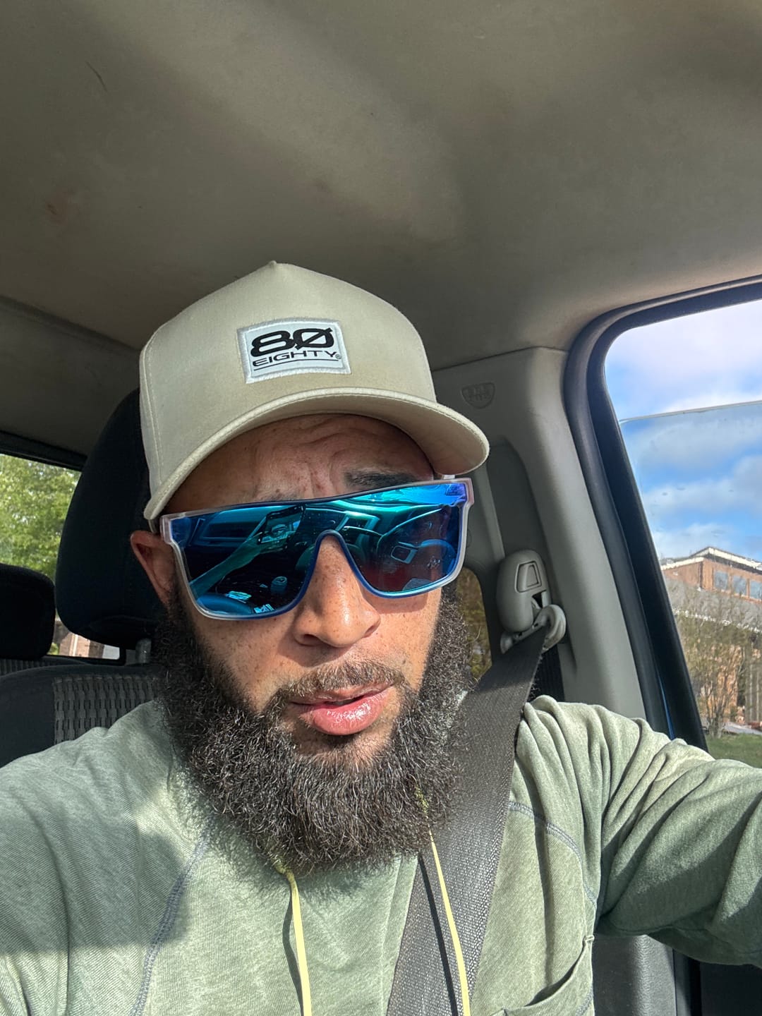 Customer photo review of 80Eighty® Polarized Murica Sunglasses