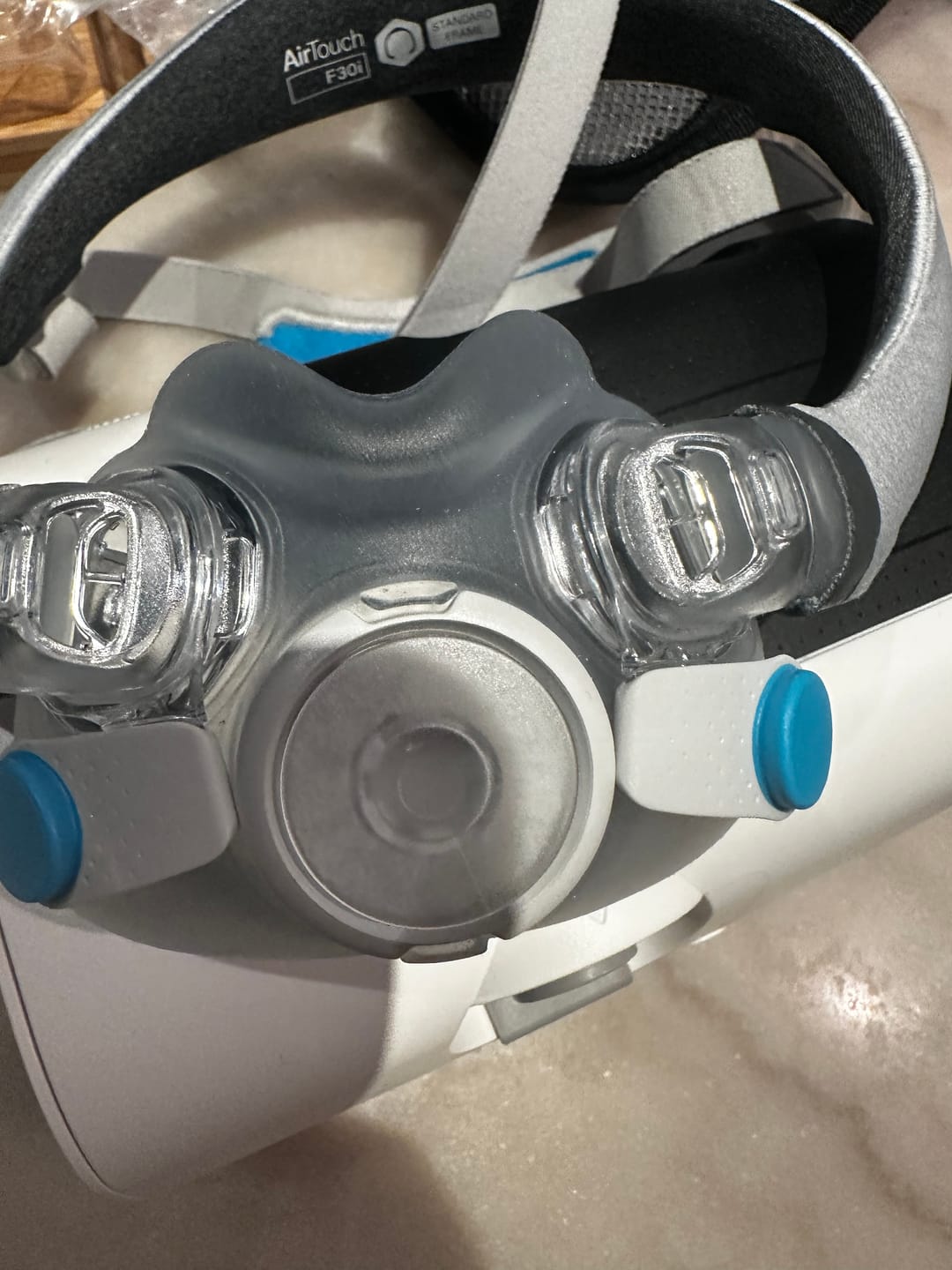 Customer photo review of New ResMed AirTouch F30i ComfiSoft™ Full Face CPAP Mask