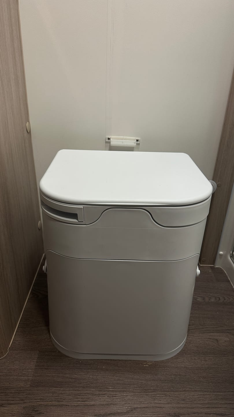 Customer photo review of OGO Origin Sleek Composting Toilet