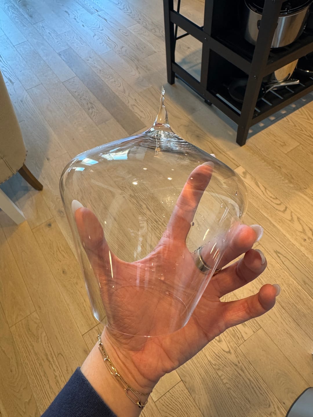 Customer photo review of Burgundy Glass