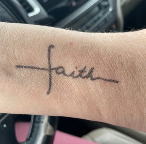 Customer photo review of Create Your Own Tattoo