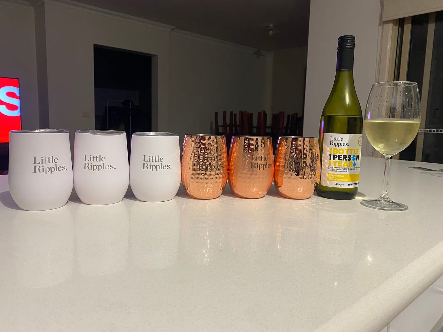 Customer photo review of Hammered Copper Wine Mug GWP