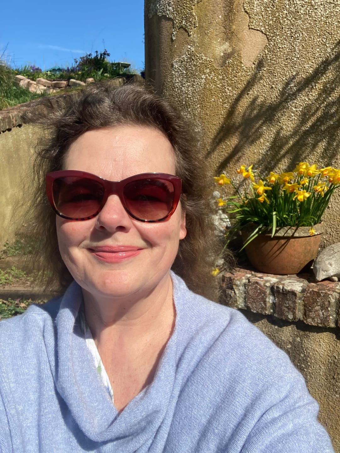 Customer photo review of Asymmetric Slouch Italian Soft Knit