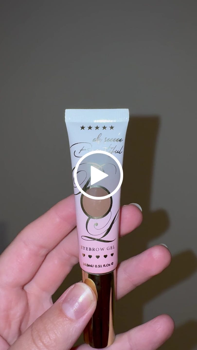 Customer video review of P.Louise Tinted Eyebrow Gel