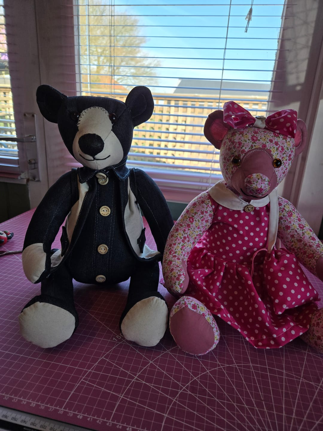 Customer photo review of Memory Bear FREE PATTERN