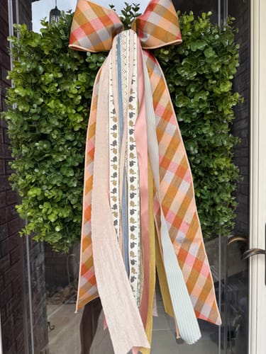 Customer photo review of Luxe Collection-Easter Grace Wreath Ribbon