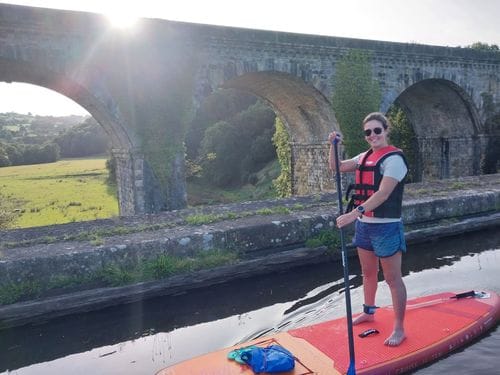 Customer photo review of Aquaplanet ALLROUND TEN 10' Inflatable Paddle Board Package - Kintsugi