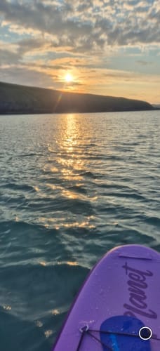 Customer photo review of Aquaplanet ALLROUND TEN 10' Inflatable Paddle Board Package - Kintsugi