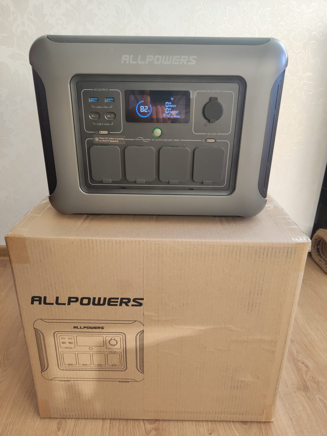 Customer photo review of ALLPOWERS R1500 LITE Portable Power Station 1600W 1056Wh