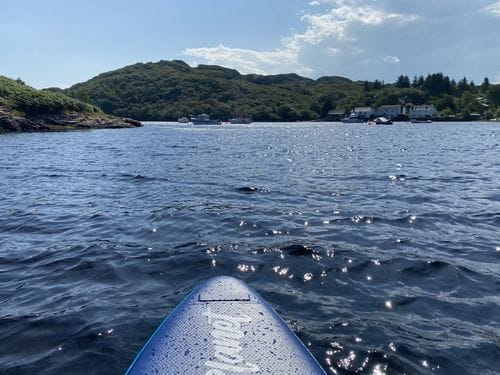 Customer photo review of Aquaplanet PACE 10'6 Inflatable Paddle Board Package - Lagoon