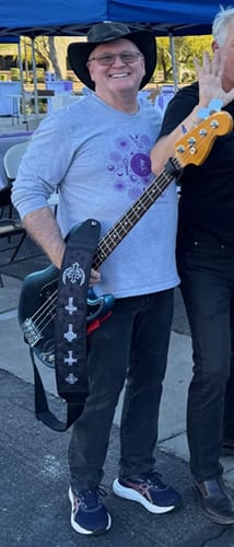 Customer photo review of [NEW] ZERO-G Pro: Guitar & Bass Strap