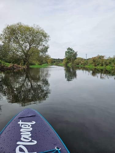 Customer photo review of Aquaplanet PACE 10'6 Inflatable Paddle Board Package - Lagoon