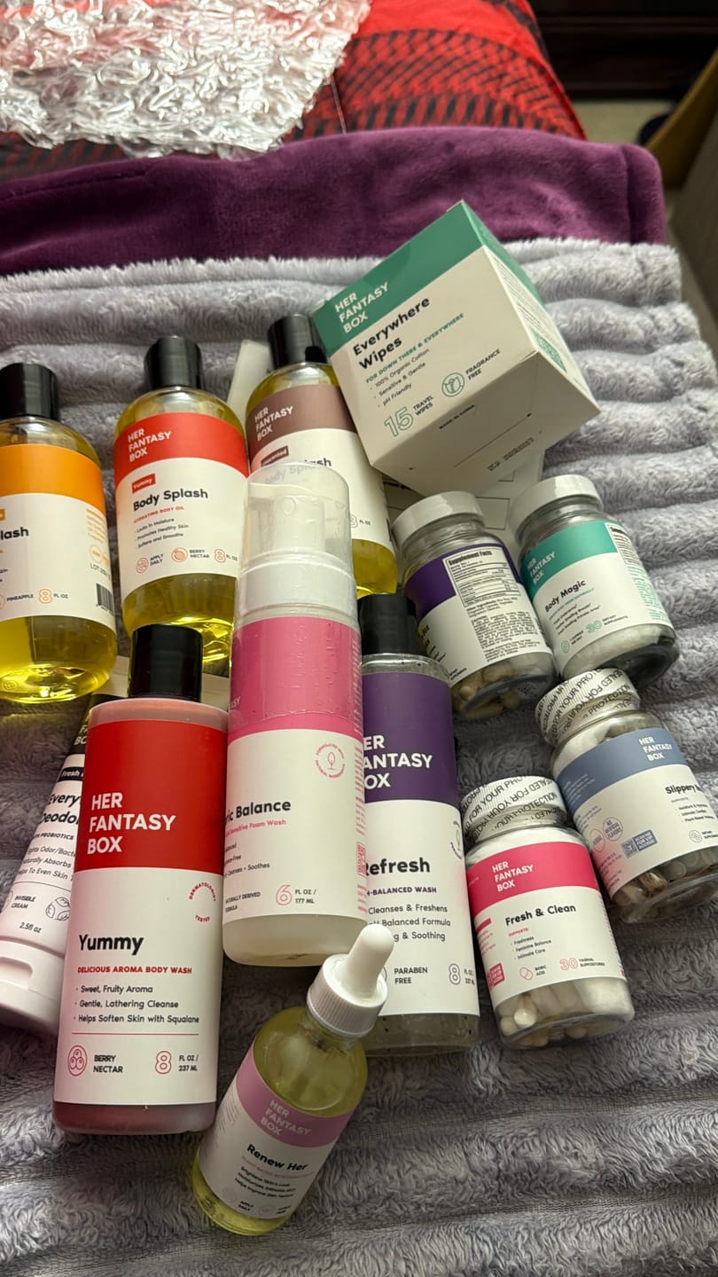 Customer photo review of The Everything Bundle - Total Hygiene Body Care Kit