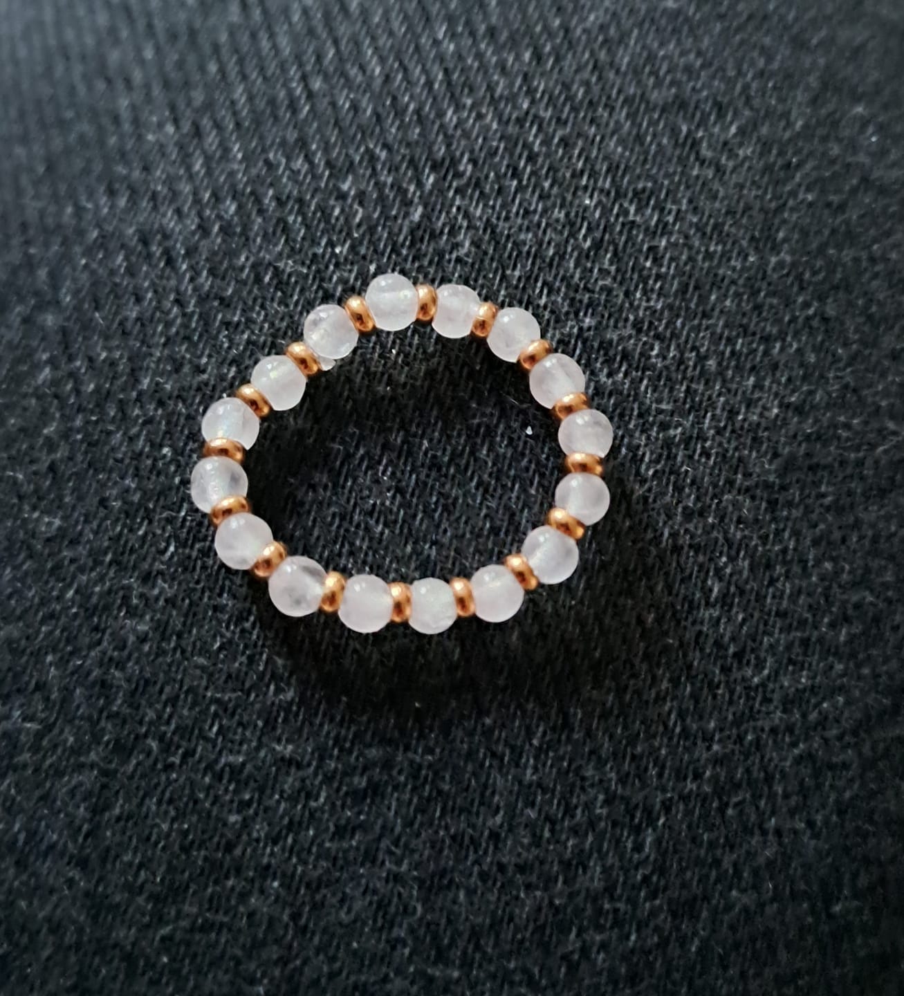 Customer photo review of Stone and Bead Ring