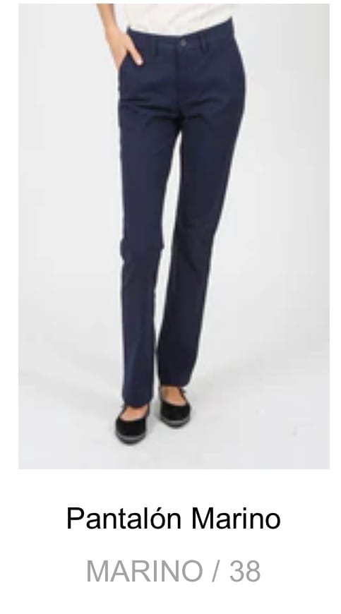 Customer photo review of Pantalón Marino