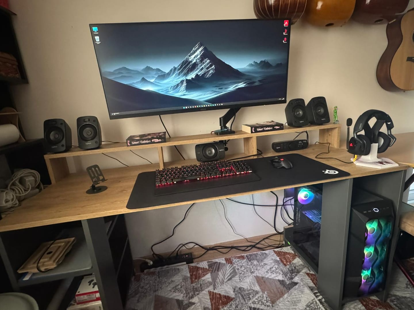 Customer photo review of Hareketli Monitör Kolu 2026 Ergonomik Gazlı