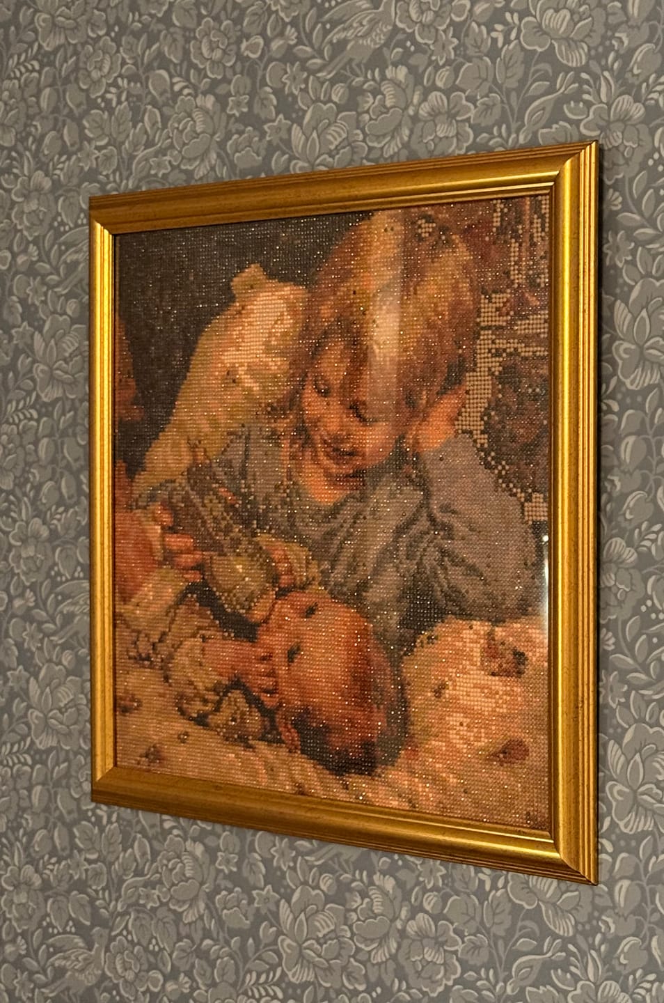 Customer photo review of Eget Foto Diamond Painting