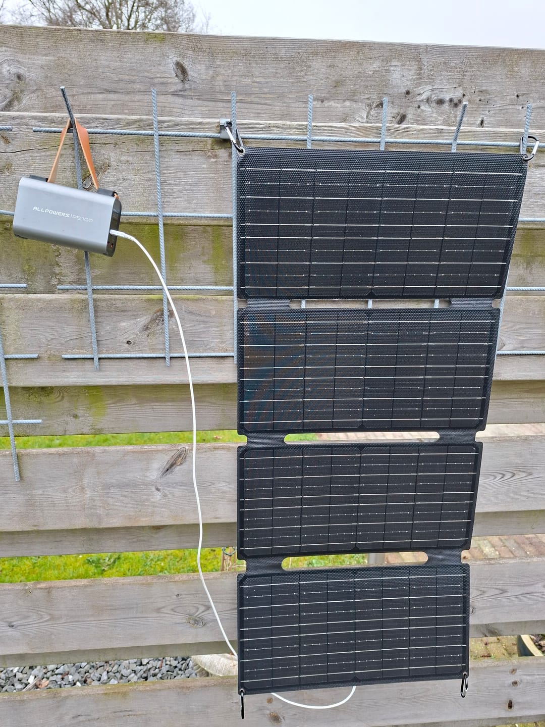 Customer photo review of ALLPOWERS SOLAX SE60 Solar Panel 60W