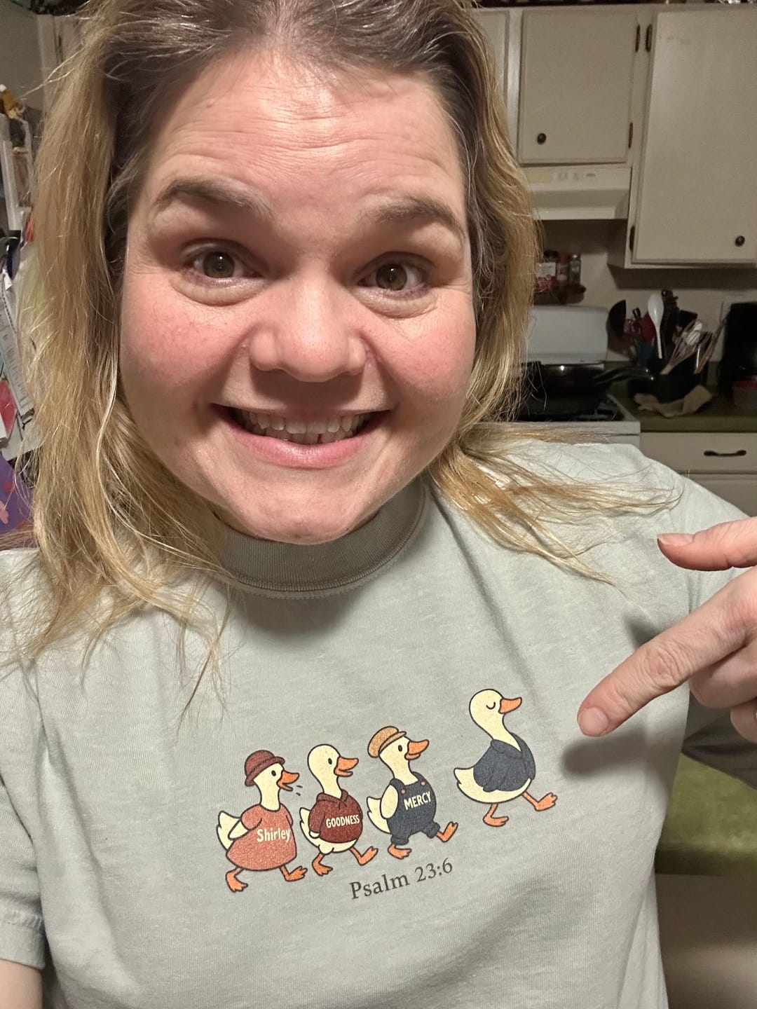 Customer photo review of The Chase T-shirt