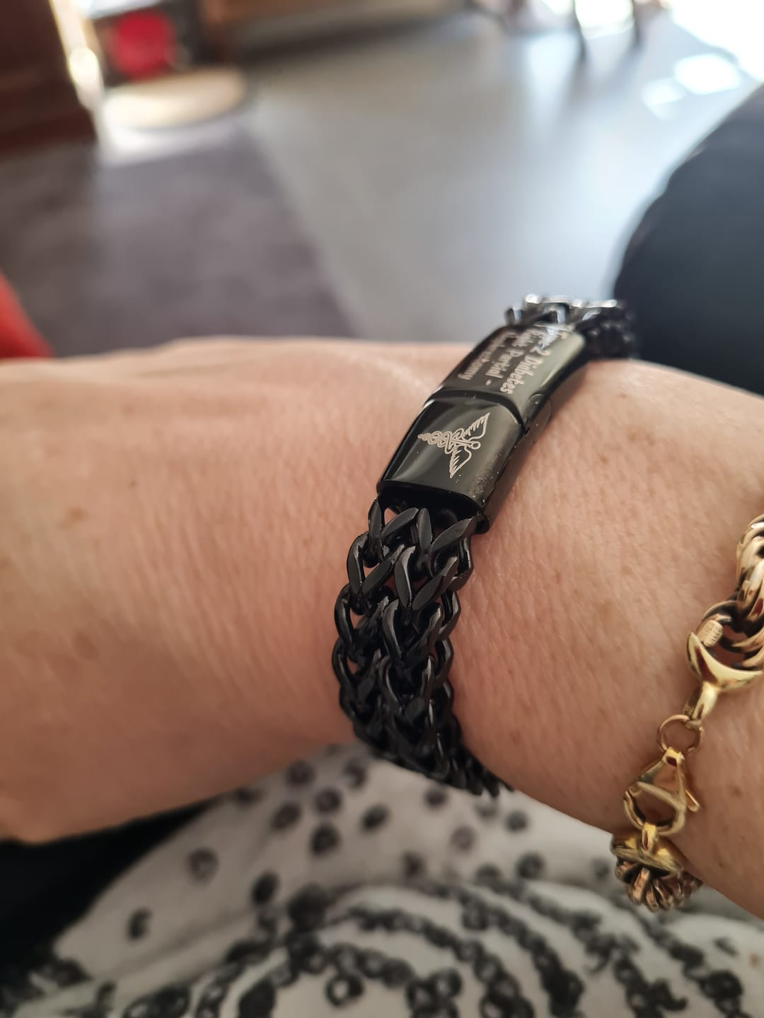 Customer photo review of Guardian Weave Medical ID Bracelet