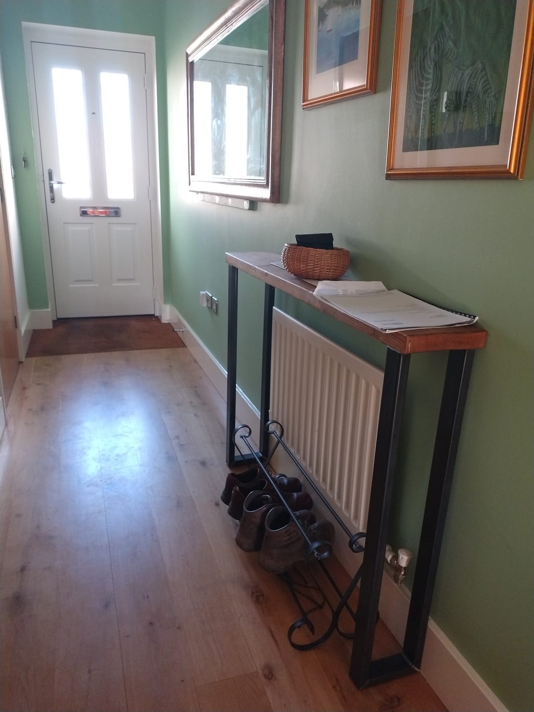Customer photo review of Rustic Console Table  | 20cm Depth