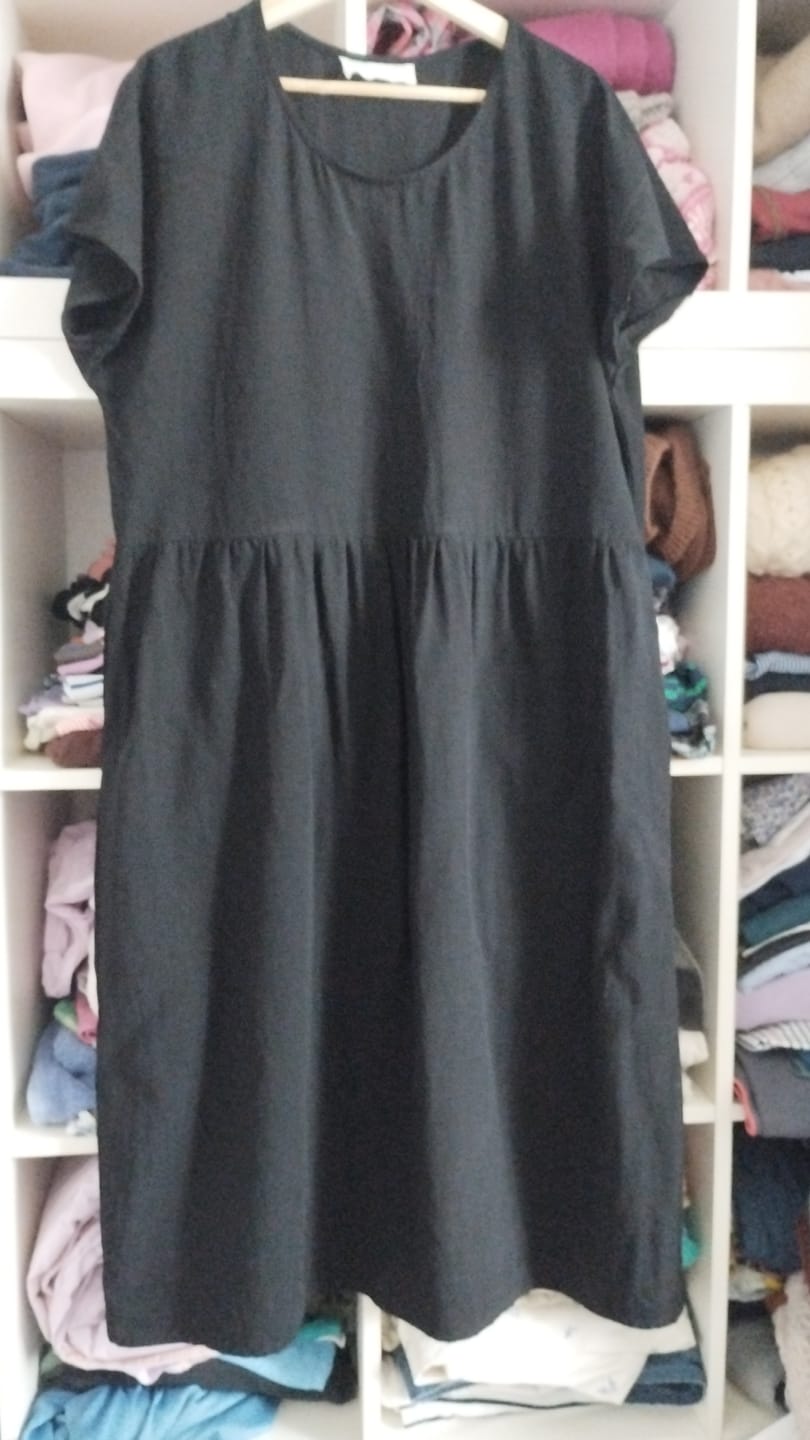 Customer photo review of Robe Elsie - viscose/lin noir