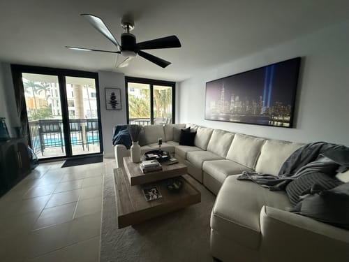 Customer photo review of Pre-installed Premium Hanging Kit