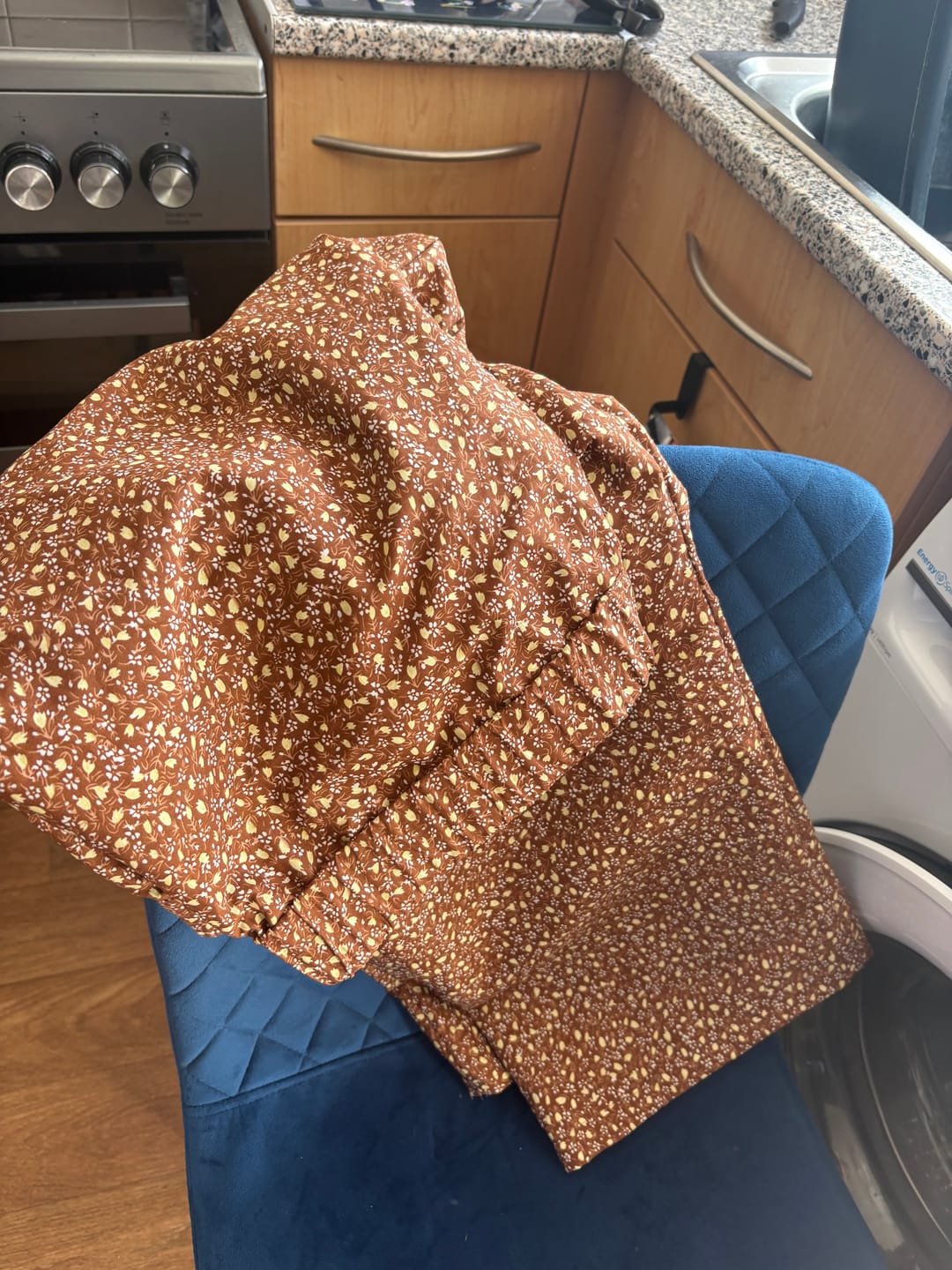 Customer photo review of Mini Tulips Cotton Poplin Fabric