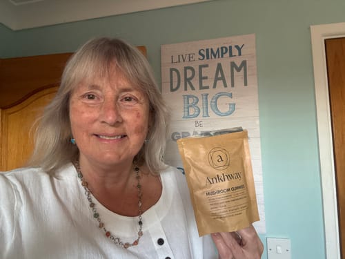 Customer photo review of Mushroom Gummies