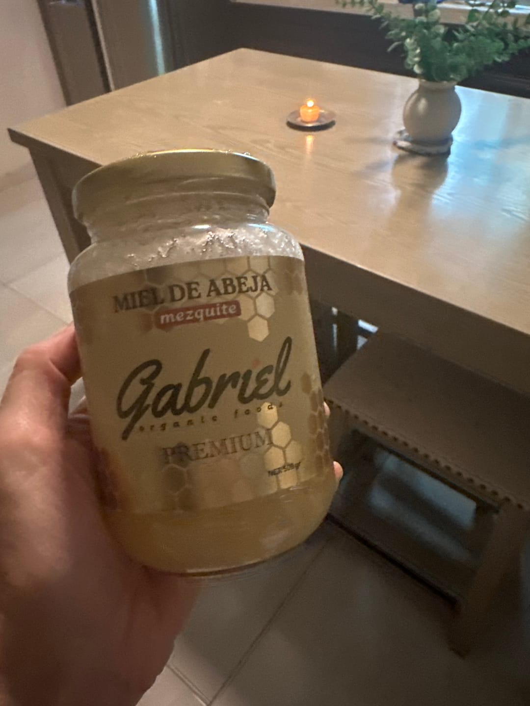 Customer photo review of Miel de Abeja 100% Pura de Flor de Mezquite (500 g)