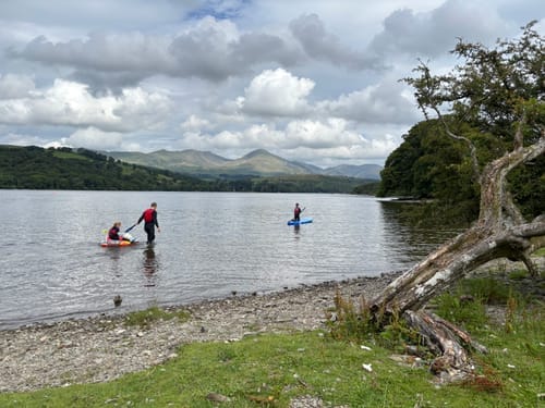 Customer photo review of Aquaplanet ALLROUND TEN 10' Inflatable Paddle Board Package - Azure