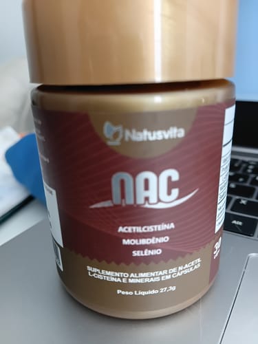 Customer photo review of NAC (N-Acetil Cisteína 600mg) com Molibdênio e Selênio em Cápsulas