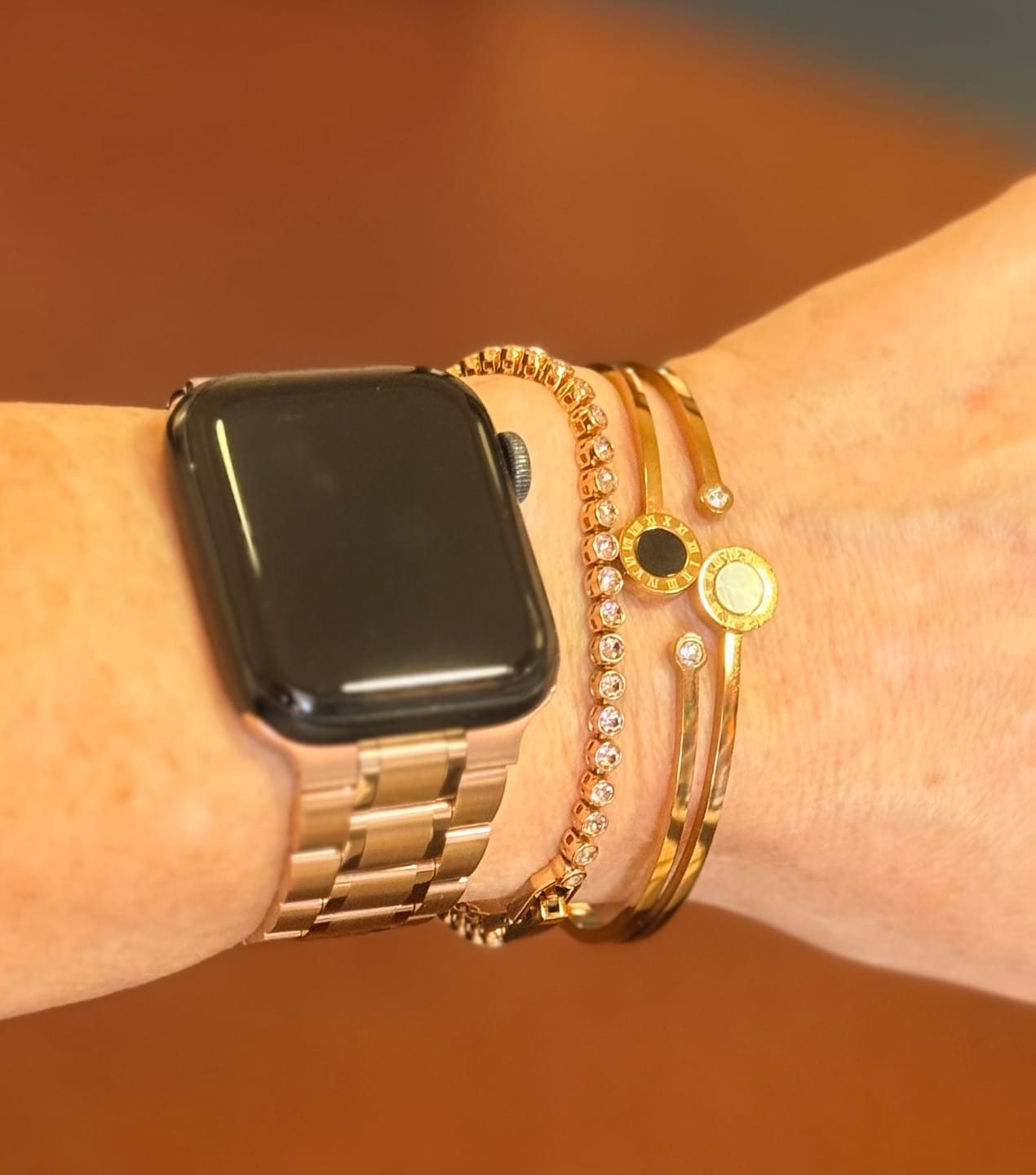 Customer photo review of Kyra Metal Strap