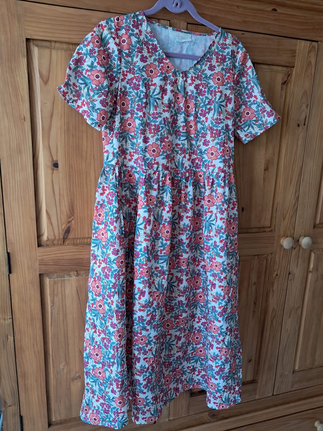 Customer photo review of Robe Juliette - Coton Capucine corail