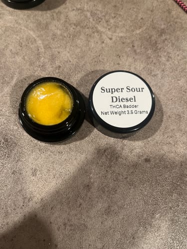 Customer photo review of Super Sour Diesel | THCA Badder