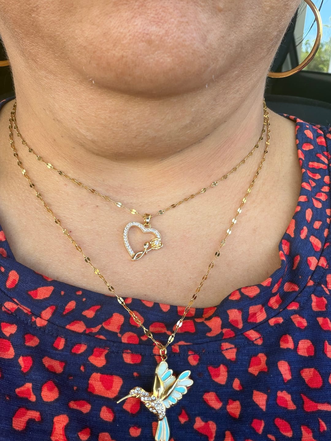 Customer photo review of Extensión de Cadena oro