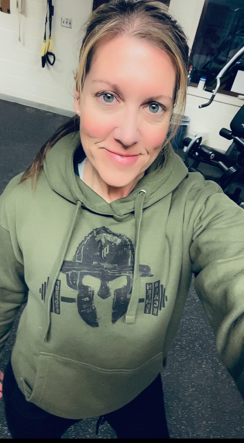 Customer photo review of Purpose Driven No Quit Hoodie