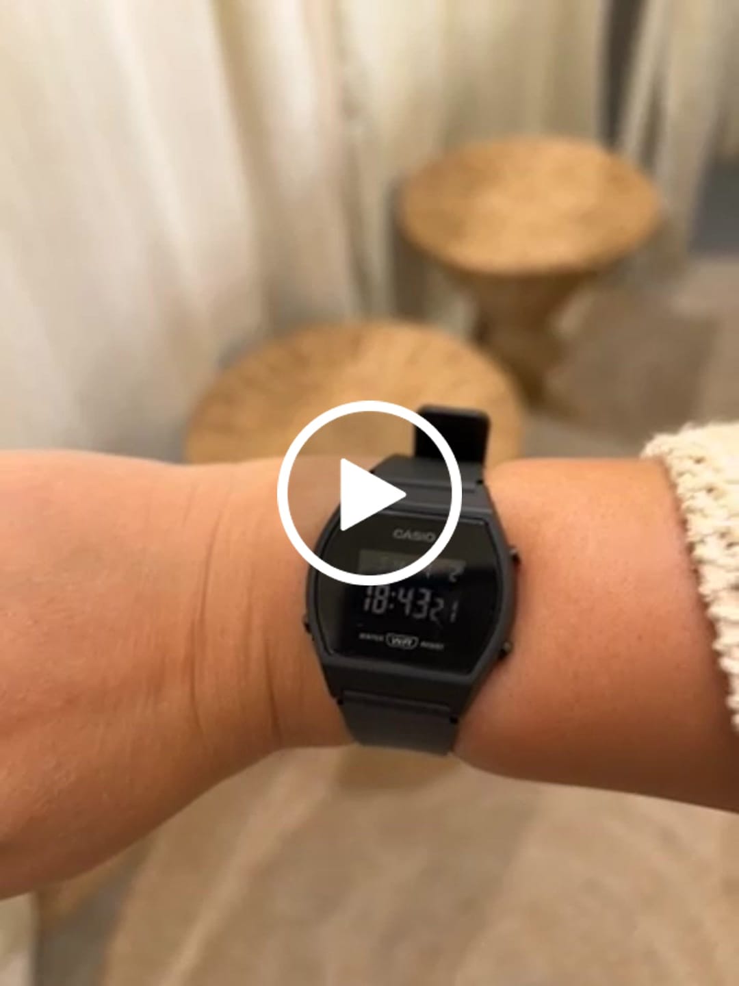 Customer video review of Reloj Casio Vintage LW-204-1BDF Negro Pantalla Negativa