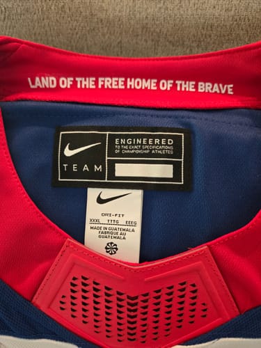Customer photo review of Men's United States Hockey Jack Hughes #86 White 2026 Winter Olympics Jersey