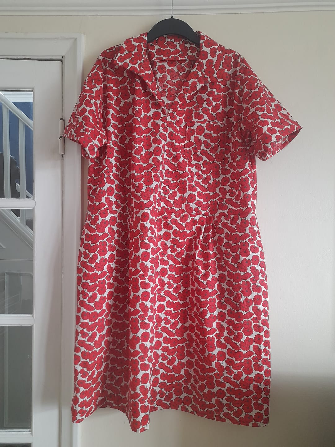 Customer photo review of Poppy Petals Polycotton Fabric