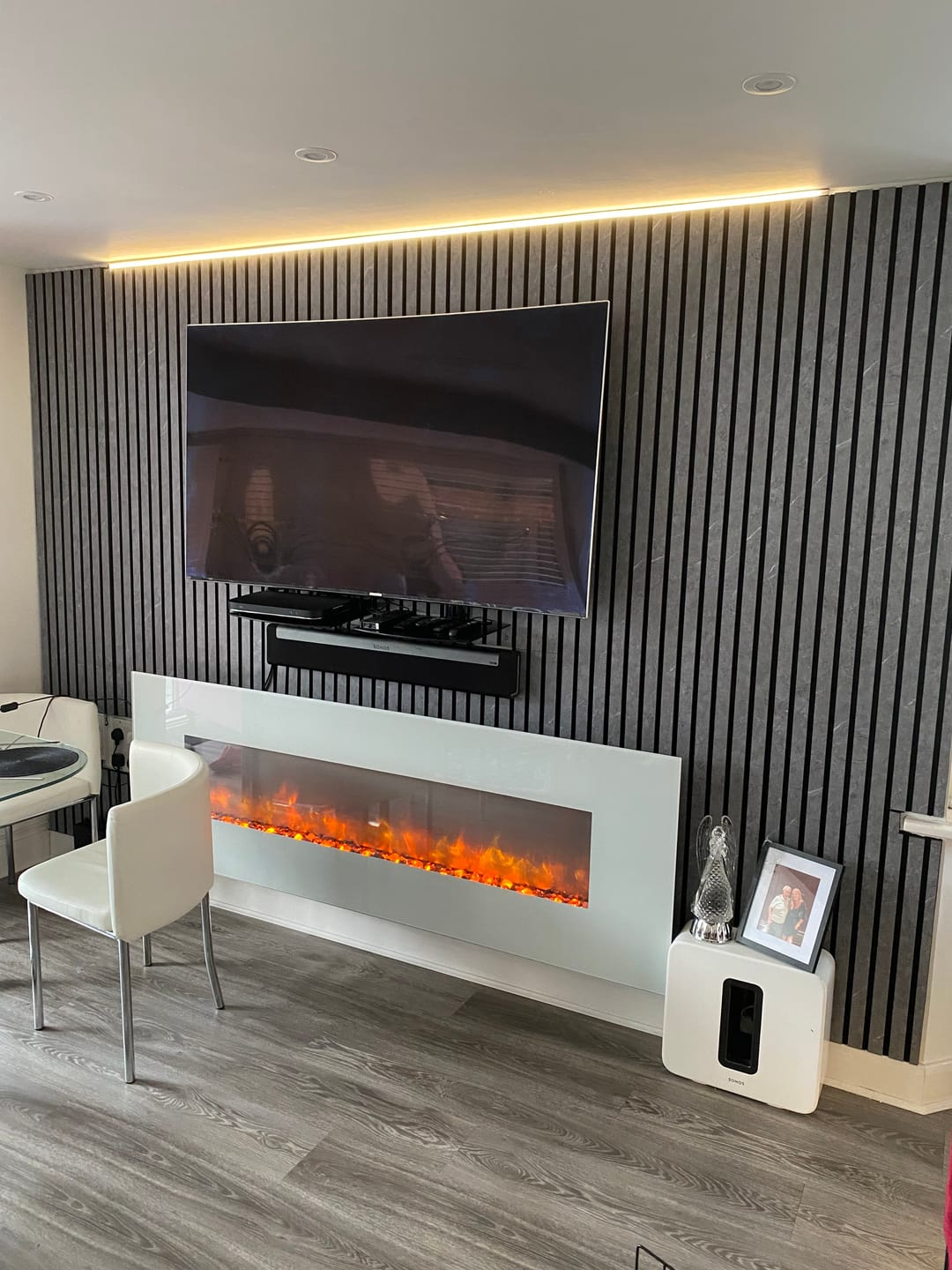 Customer photo review of Wall Panel Installation Adhesive