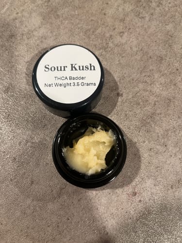 Customer photo review of Sour Kush | THCA Badder