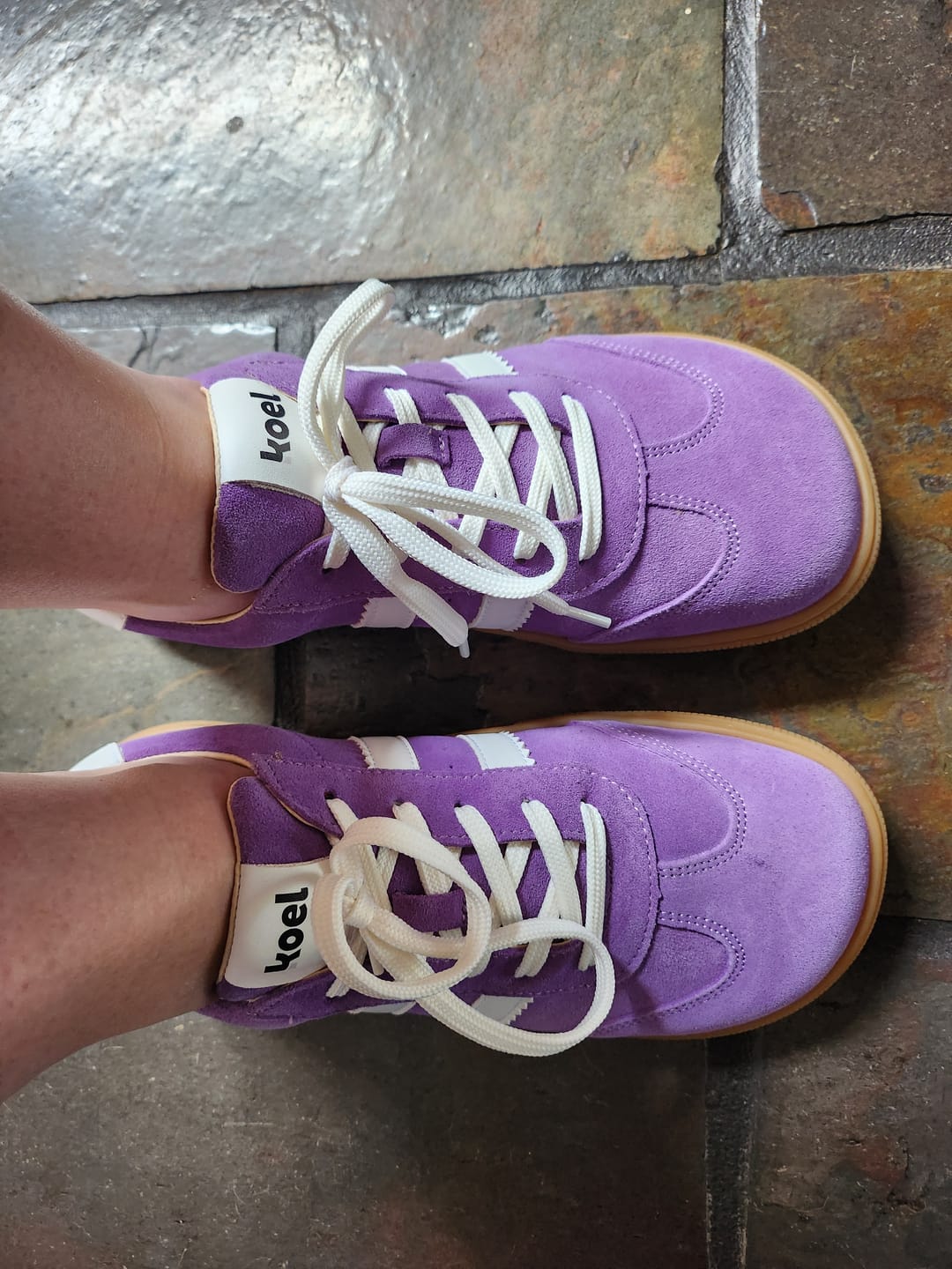Customer photo review of KOEL Barefoot FRANCIE II Violet (Last chance to own this design)
