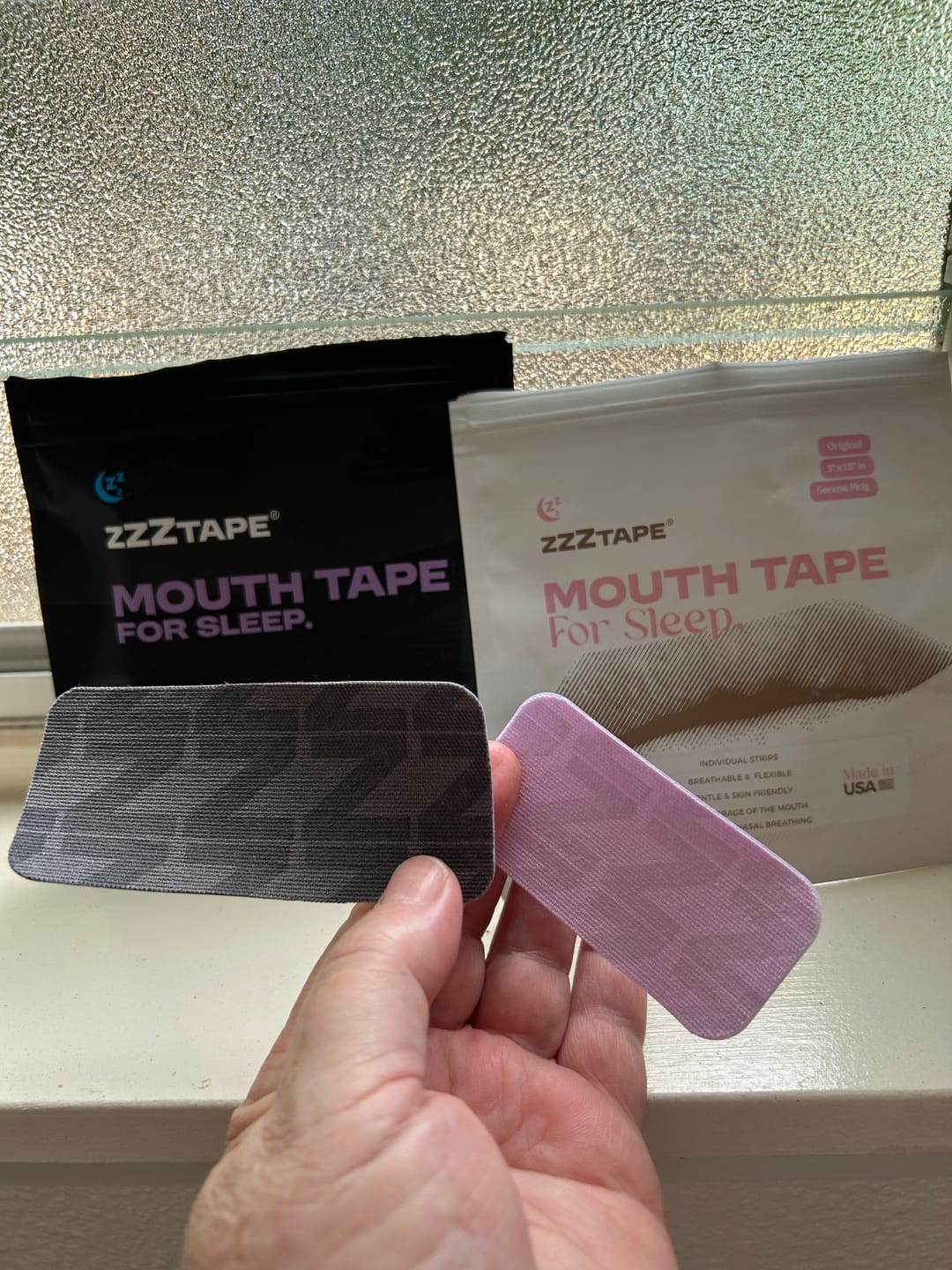 Customer photo review of ZzzTape - Mouth Tape