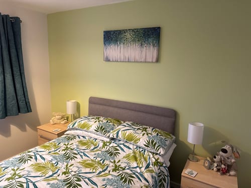 Customer photo review of ABSTRACT FOREST CANVAS