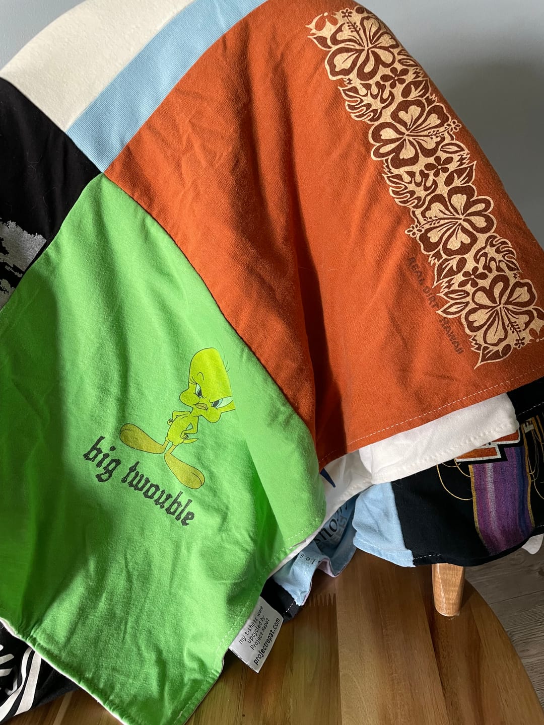 Customer photo review of Double Sided T-Shirt Quilt from Project Repat
